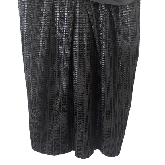 LIU JO textured mini black dress sz EU 42 - textured - low back - sleeveless - Picture 9 of 12